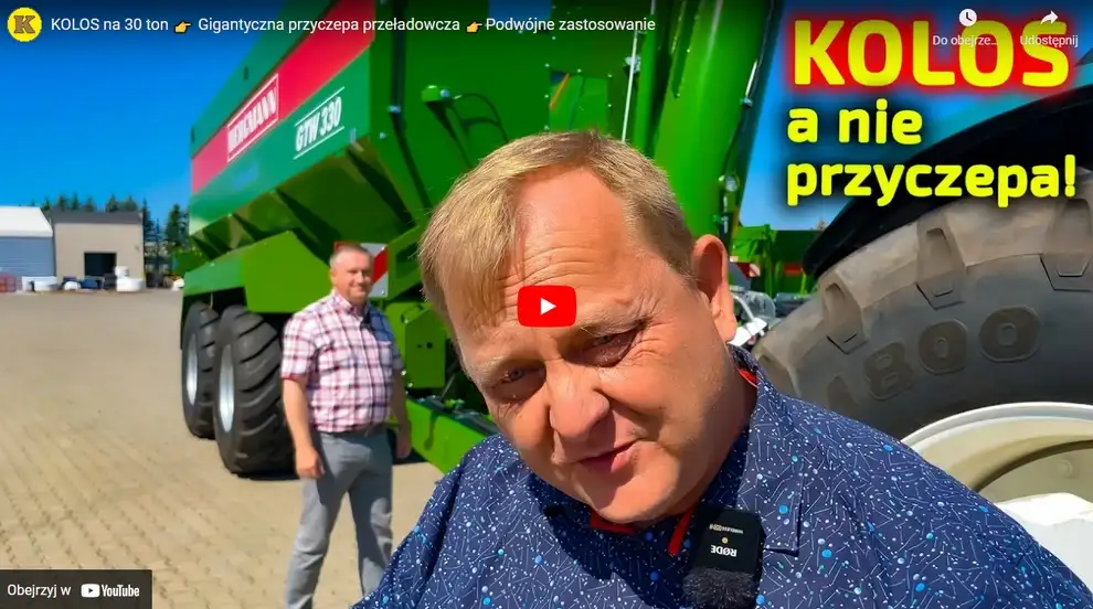 Przyczepa przeładowcza Bergmann GTW 330